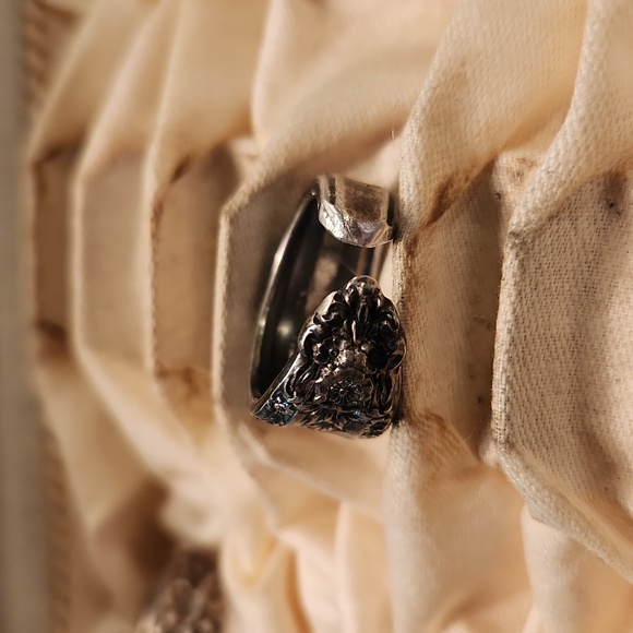 Artisan Made Antique Spoon Ring Sz 6.5 - Picture 2 of 8